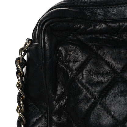 Chanel Lambskin Quilted Tassel Camera Case Black 11 of 12