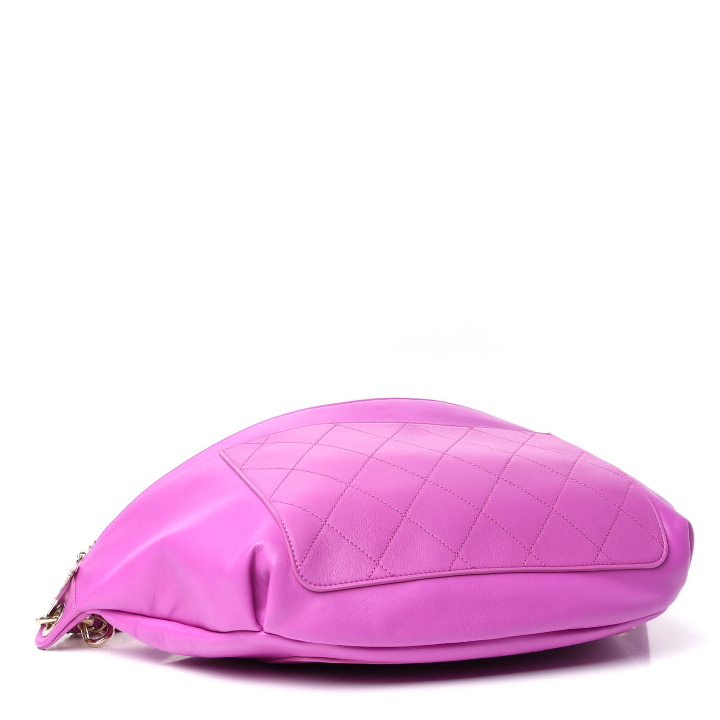 X PHARRELL WILLIAMS Lambskin Oversized Waist Belt Bag Fuchsia