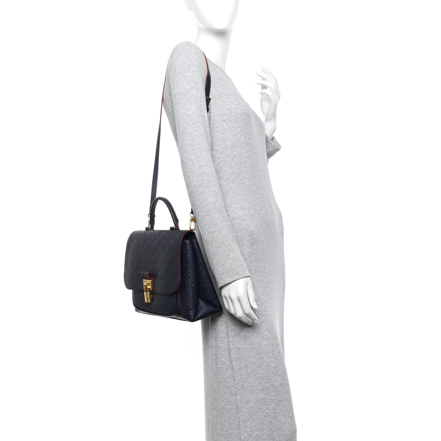 Louis Vuitton Empreinte Marignan Marine Rouge 2 of 11