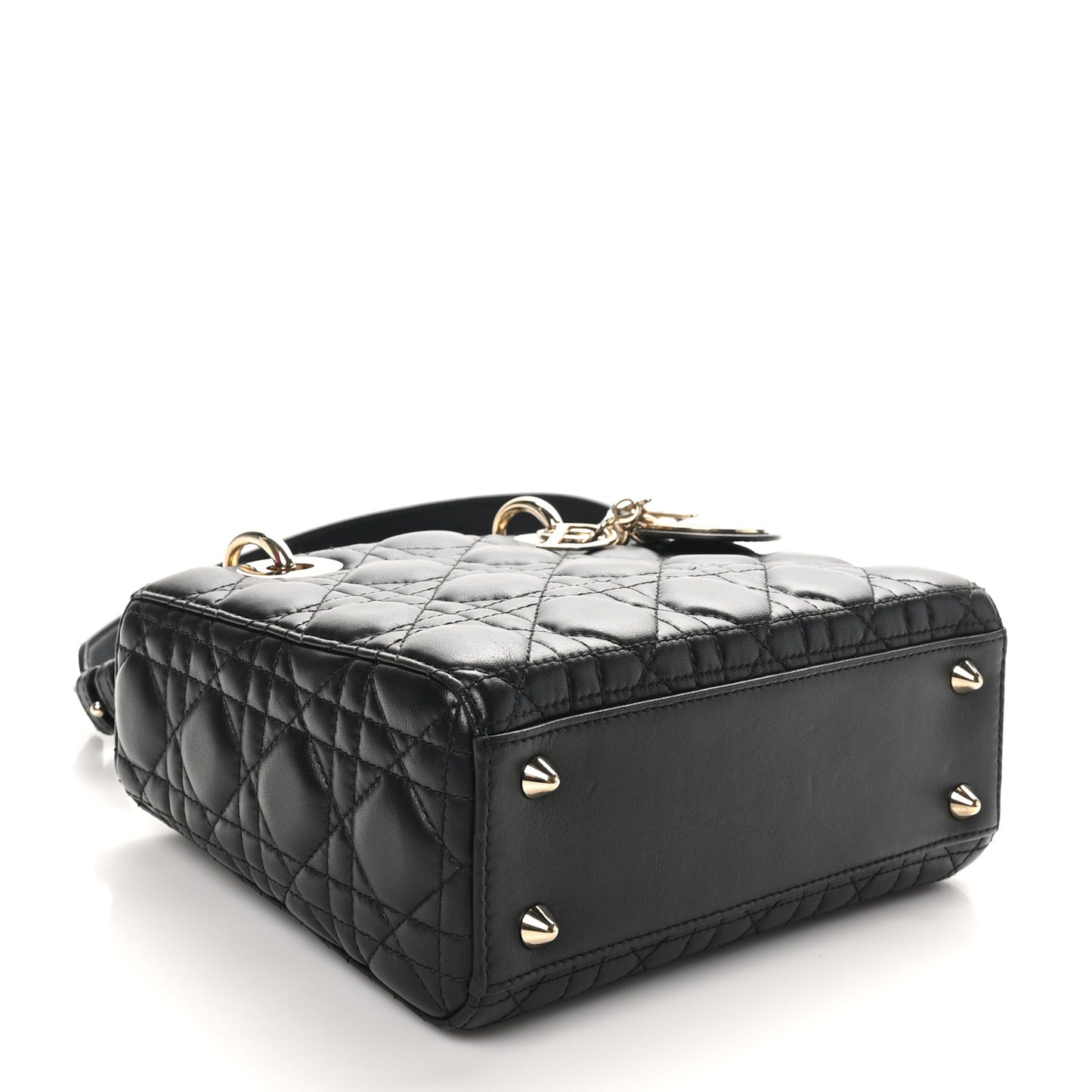 Lambskin Cannage Small My ABCDior Lady Dior Black