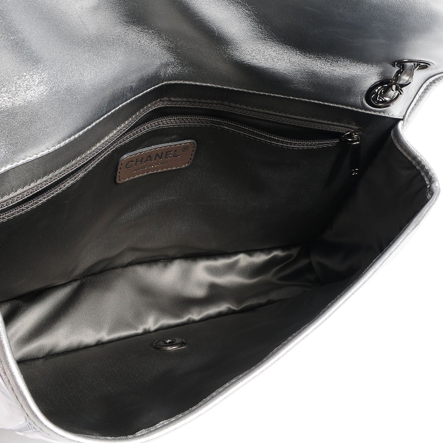 Vinyl Ice Cube Large Flap Bag