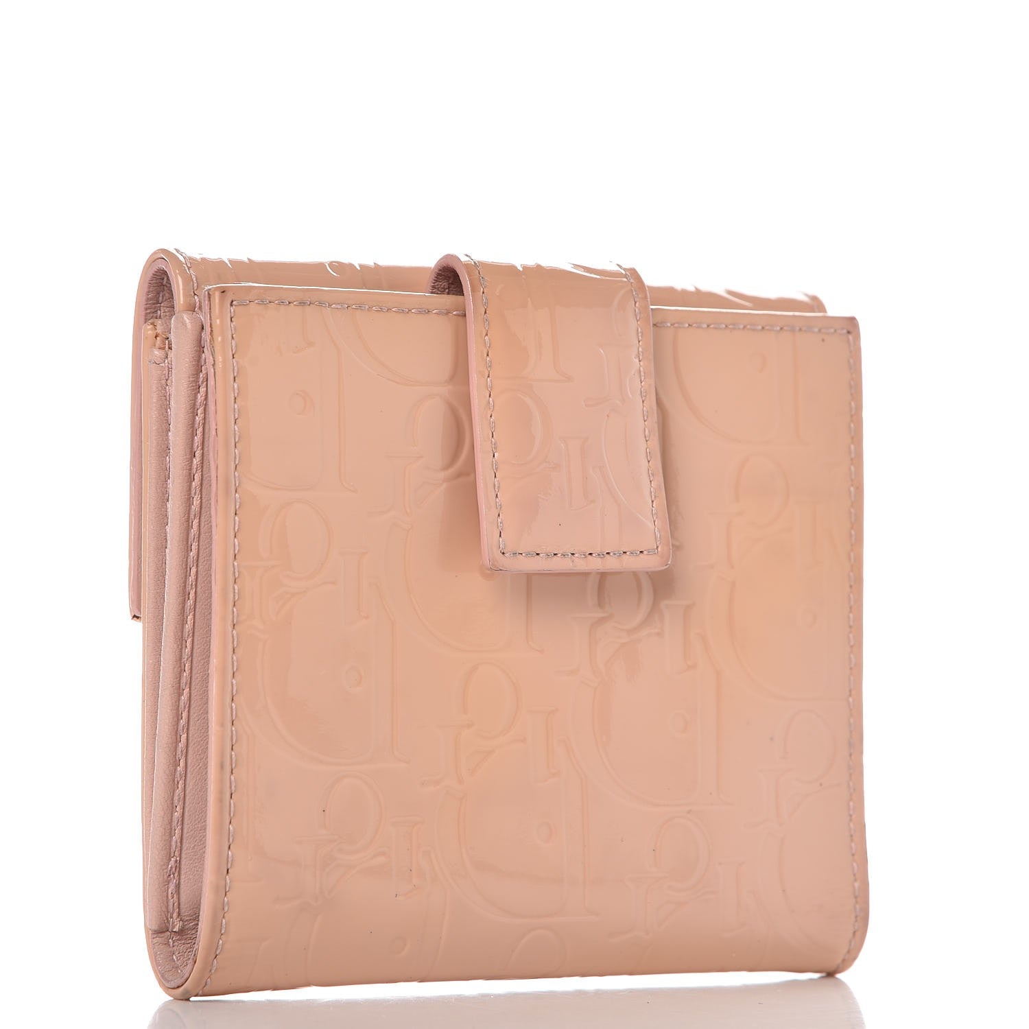 Christian Dior Patent Ultimate Compact Wallet Light Pink 3 of 11