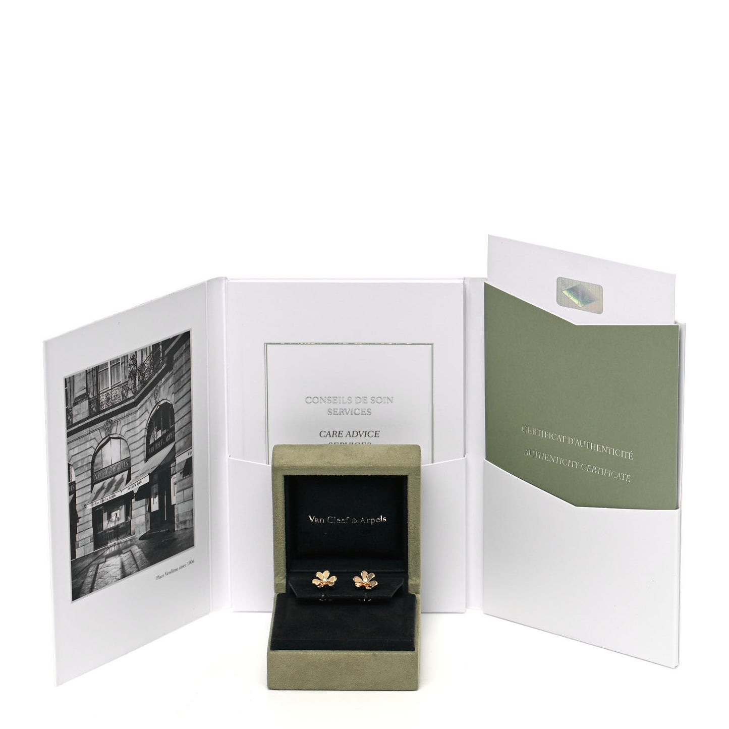 18K Yellow Gold Diamond Mini Frivole Earrings