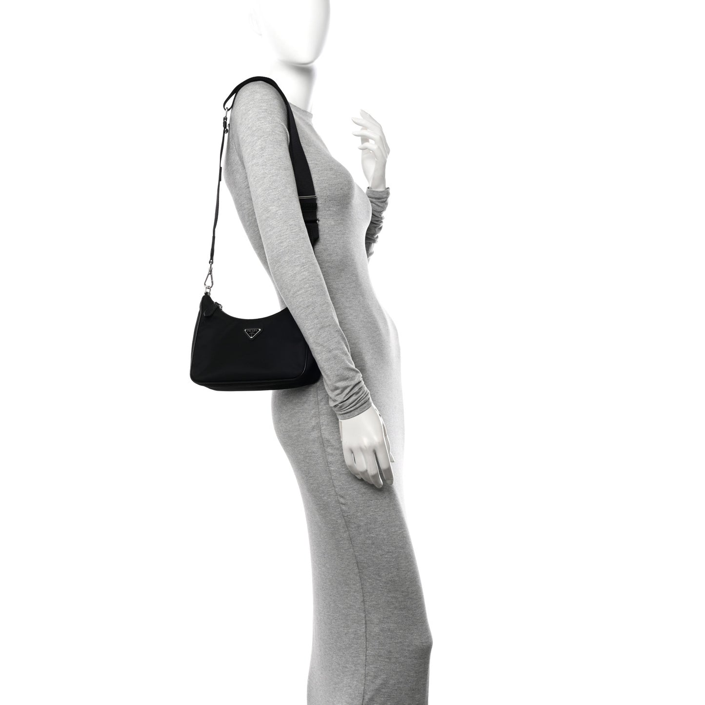Nylon Re-Edition 2005 Shoulder Bag Black