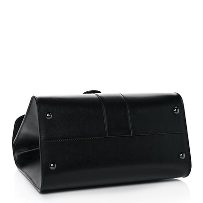 Delvaux Calfskin MM L'Humour Brillant Satchel Black 4 of 14