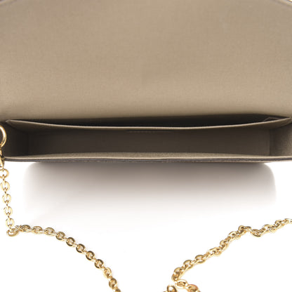 Louis Vuitton Empreinte Monogram Giant Felicie Pochette Tourterelle Creme 5 of 10