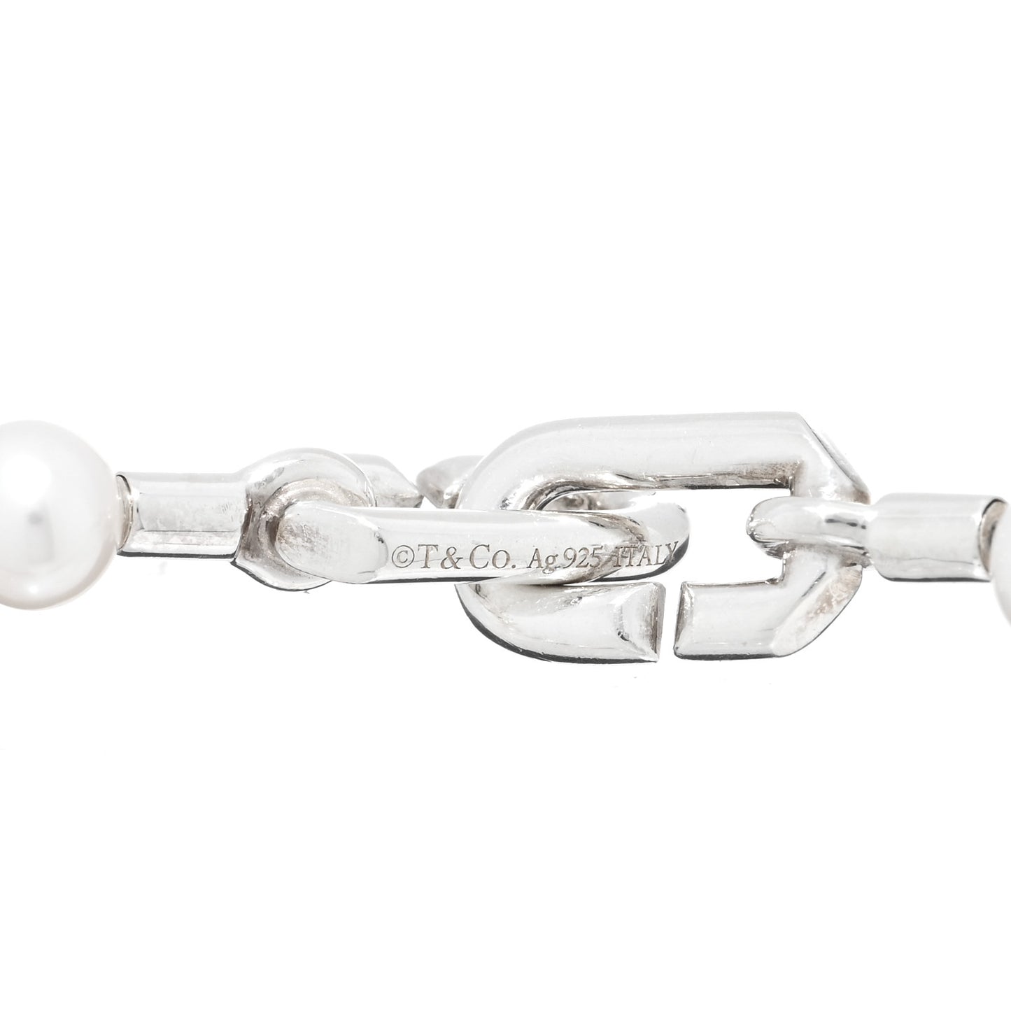 Sterling Silver Pearl 5-6mm HardWear Bracelet
