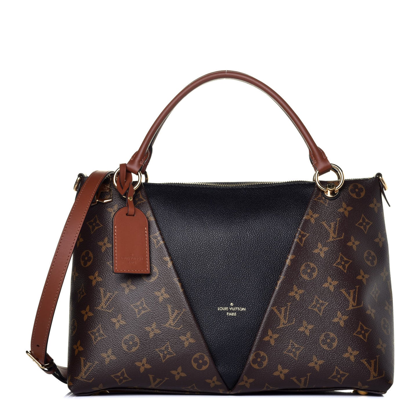 Monogram V Tote MM Black