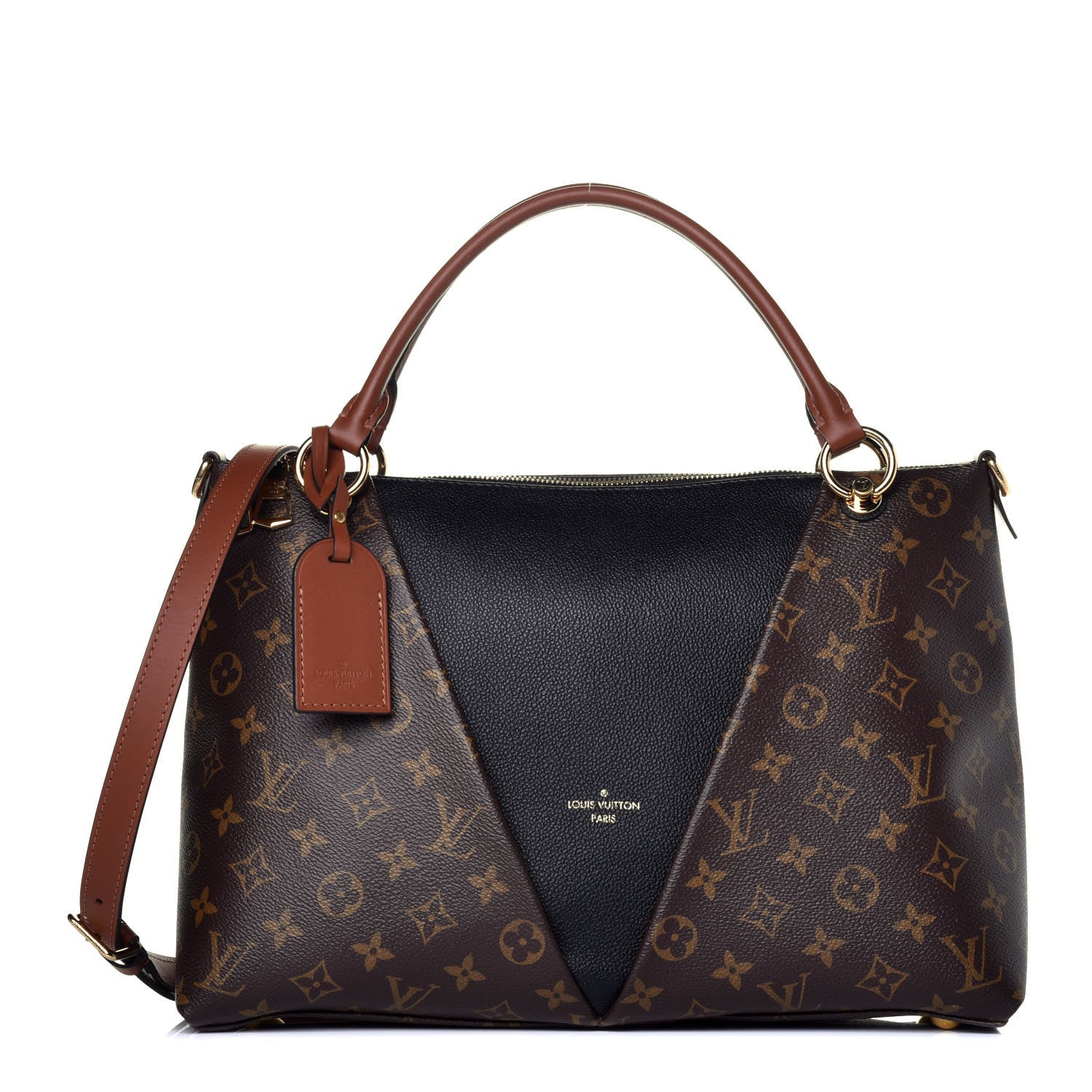 Louis Vuitton Monogram V Tote MM Black 1 of 10