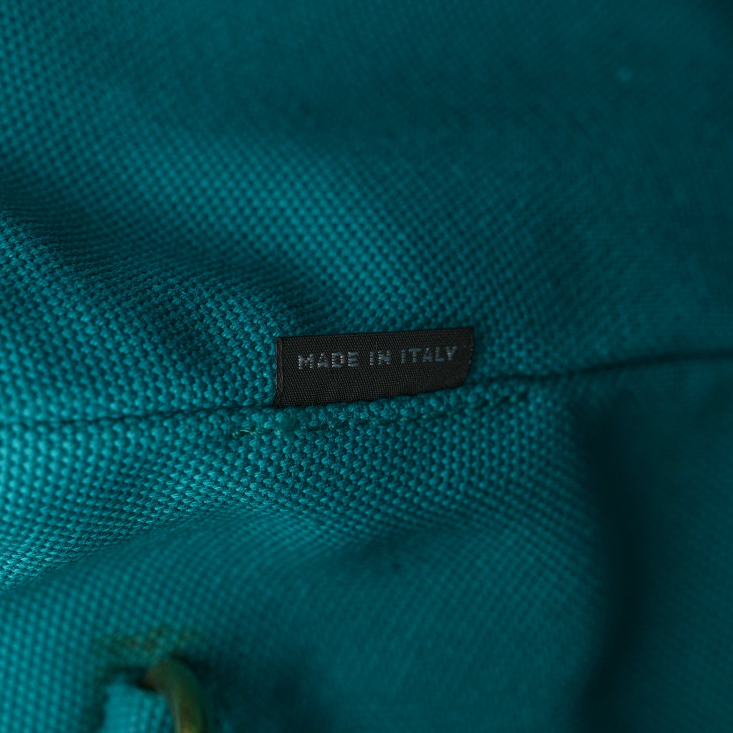 Prada Canapa Small Logo Tote Pavone 6 of 10