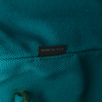 Prada Canapa Small Logo Tote Pavone 6 of 10