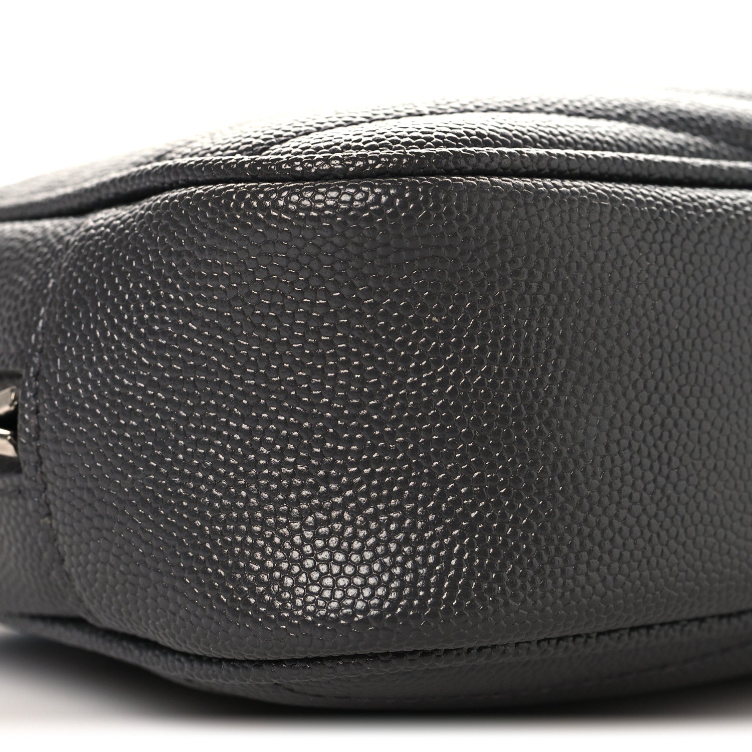 Saint Laurent Grain De Poudre Matelasse Monogram Mini Lou Camera Bag Asphalt 9 of 11