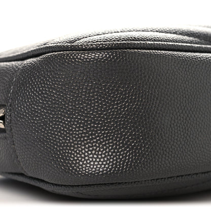 Saint Laurent Grain De Poudre Matelasse Monogram Mini Lou Camera Bag Asphalt 9 of 11