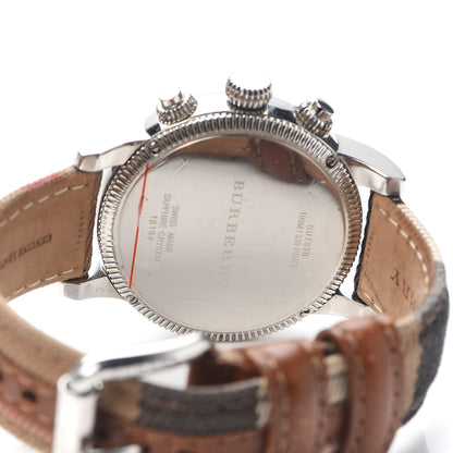 Burberry Stainless Steel Calfskin 42mm Chronograph Quartz Watch BU7820 4 of 5