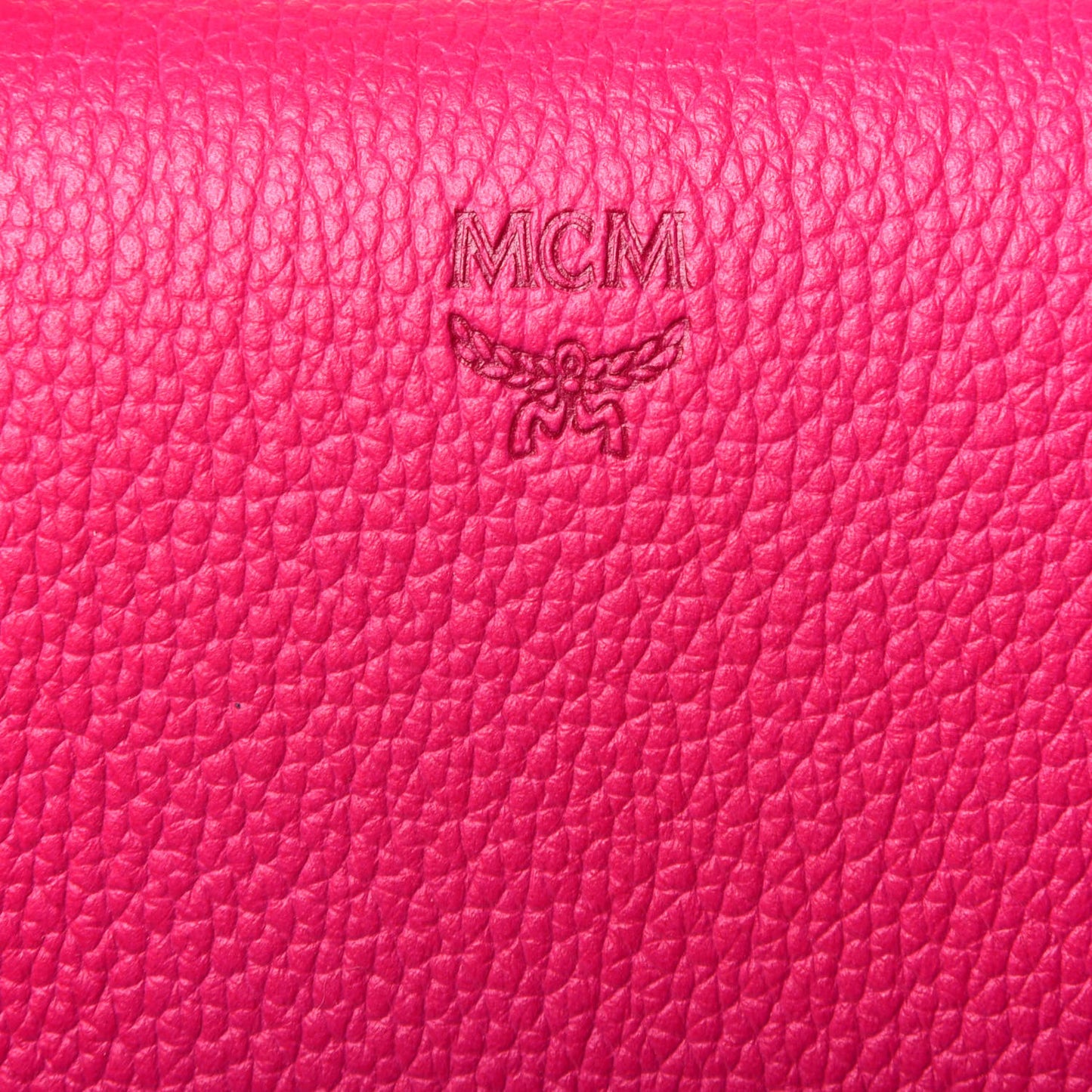 Grained Calfskin Medium Milla Tote Beetroot Pink