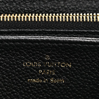 Louis Vuitton Empreinte Monogram Giant Zippy Wallet Black Beige 6 of 9