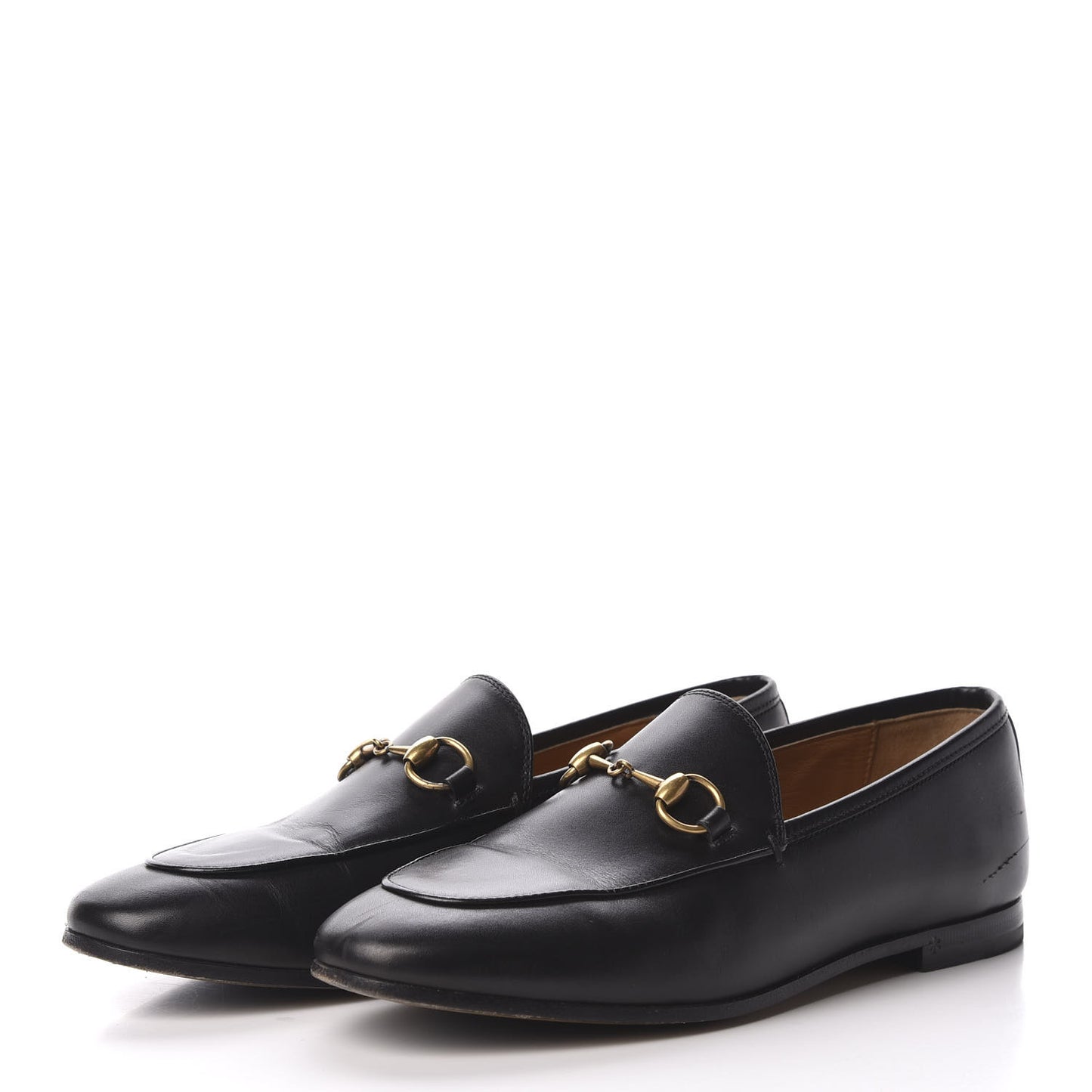 Calfskin Womens Jordaan Loafers 35.5 Black