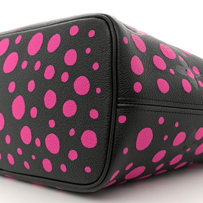 Louis Vuitton LV X YK Empreinte Infinity Dots Neverfull MM Black Fuchsia 11 of 12