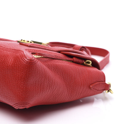 3.1 Phillip Lim 3.1 Textured Calfskin Mini Pashli Satchel Red 9 of 11