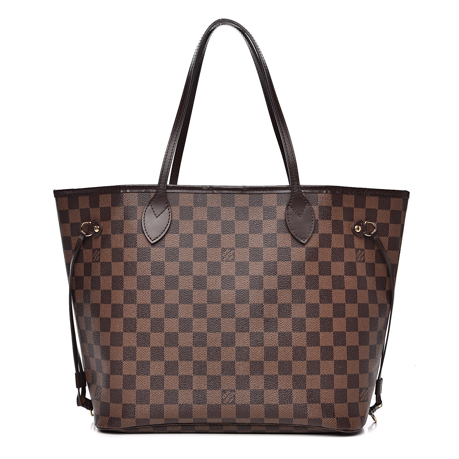 Louis Vuitton Damier Ebene Neo Neverfull MM Rose Ballerine 1 of 18