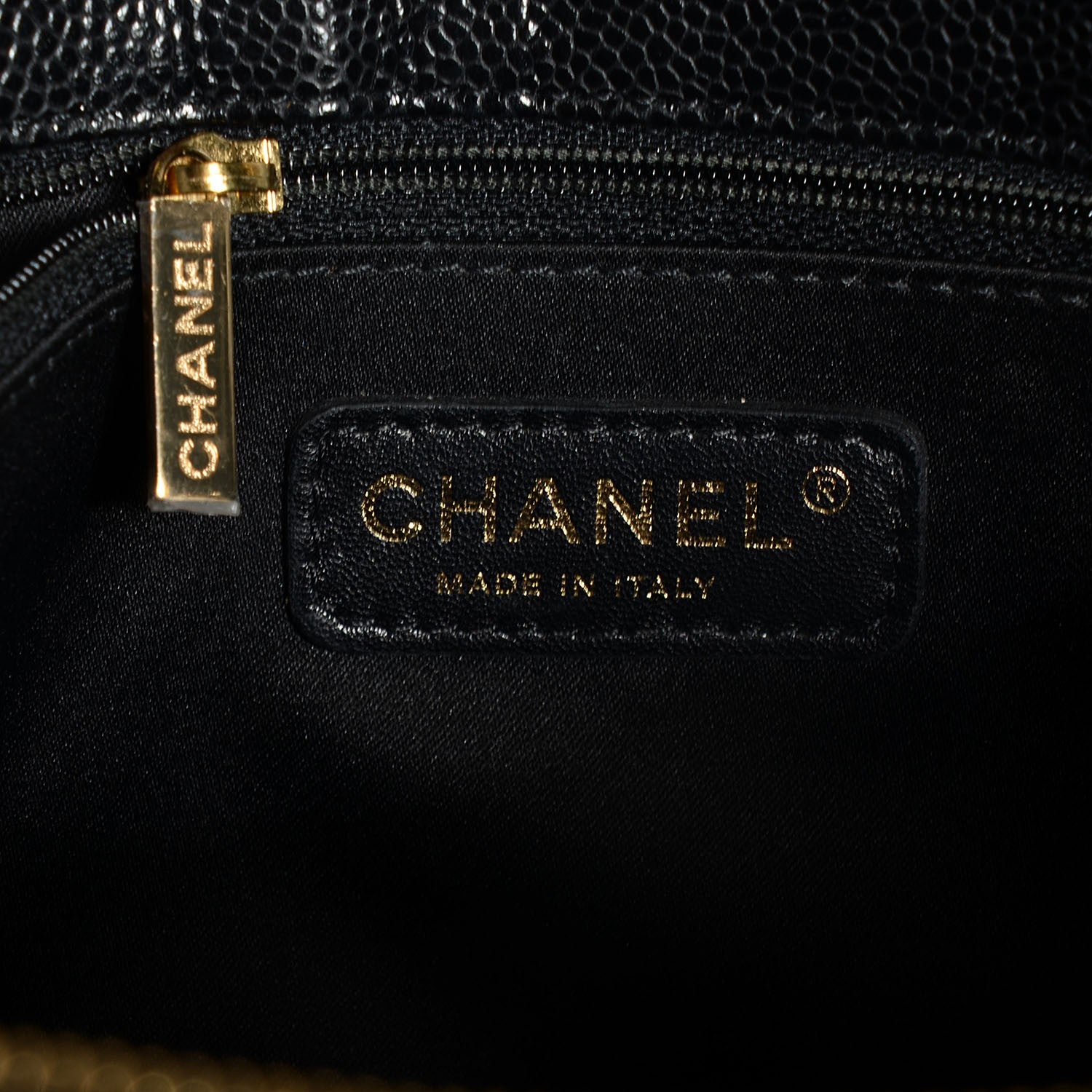 Chanel Caviar Quilted Grand Shopping Tote GST Black 6 of 7