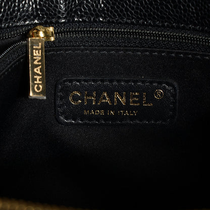 Chanel Caviar Quilted Grand Shopping Tote GST Black 6 of 7