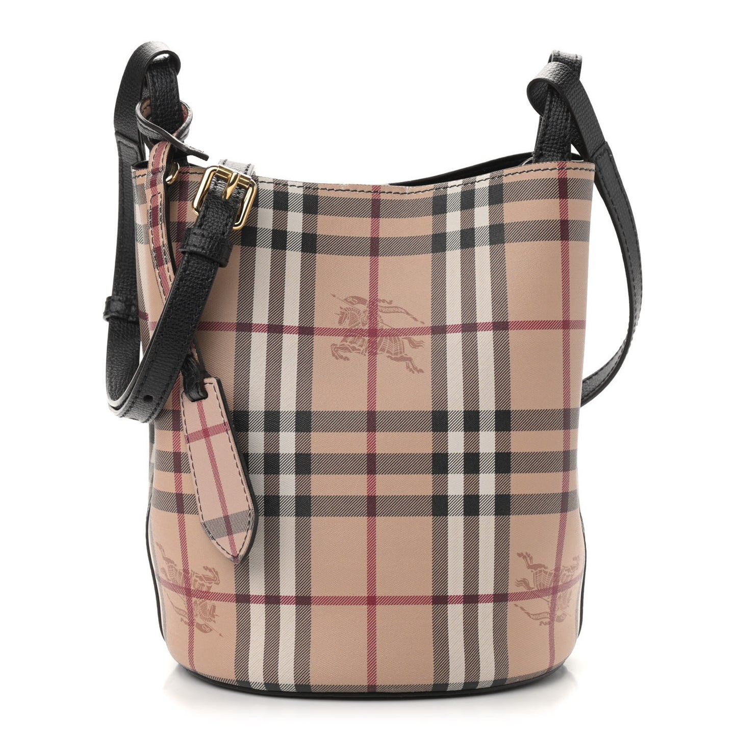 Haymarket Check Colours Small Lorne Bucket Crossbody Black