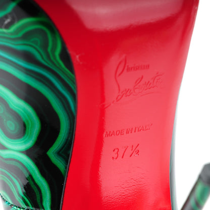 Christian Louboutin Patent Malachite So Kate 120 Pumps 37.5 Vert 6 of 7