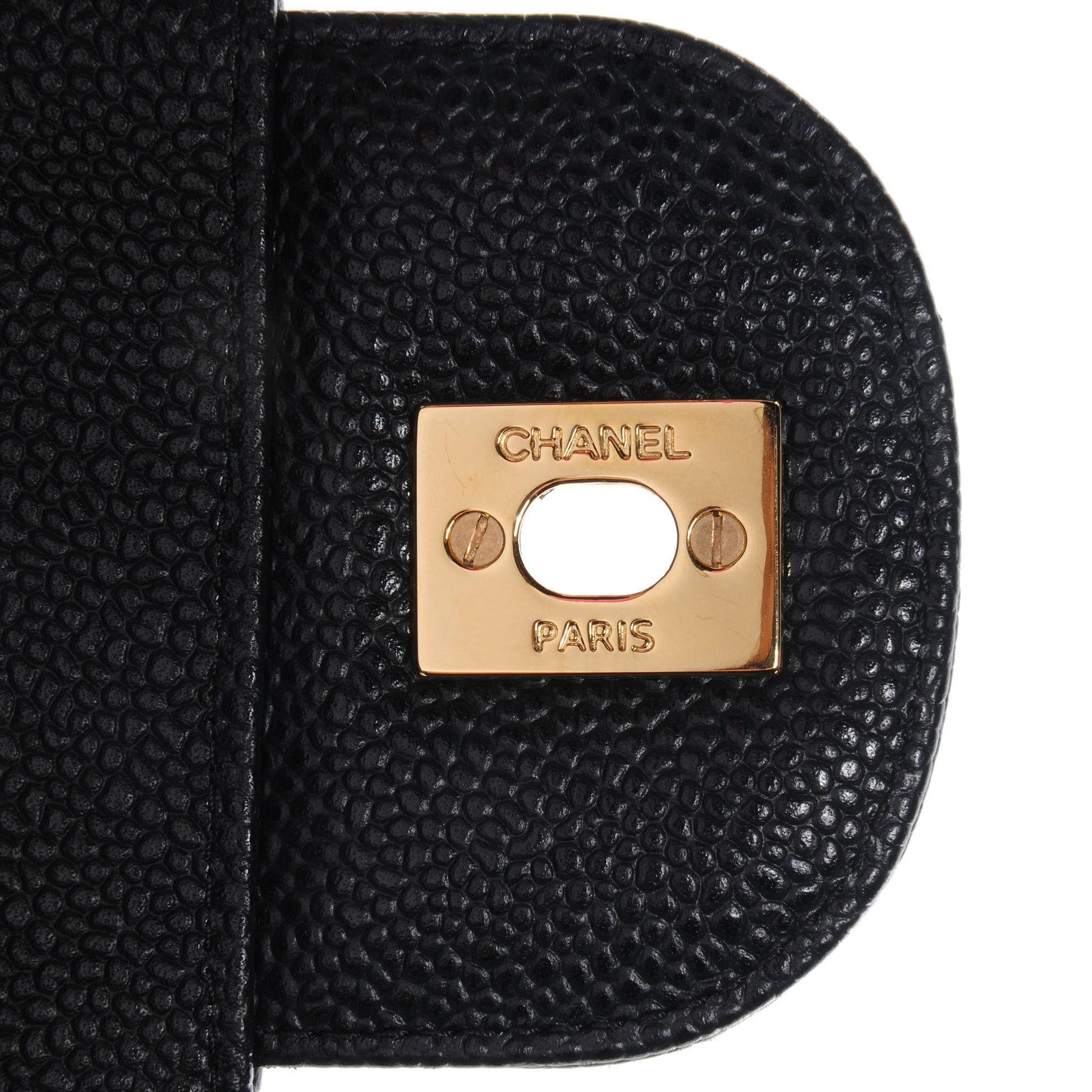 Chanel Caviar Quilted Jumbo Double Flap Black 9 of 9