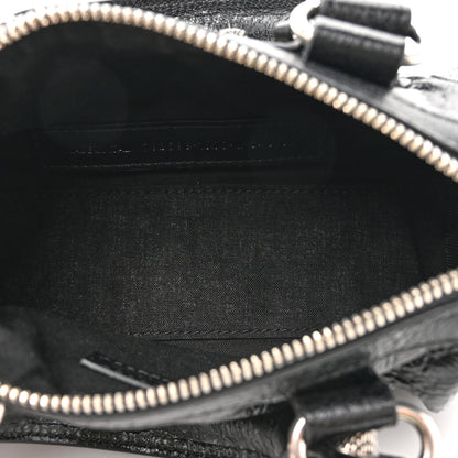 Balenciaga Agneau Arena Crystal Neo Nano Cagole Handbag Black 5 of 12