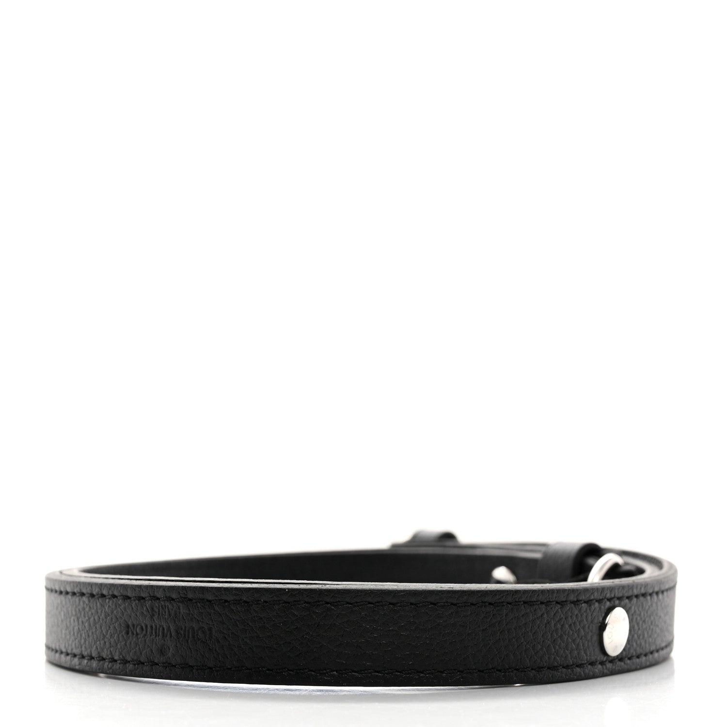Louis Vuitton Calfskin Buci Shoulder Strap Black 2 of 4
