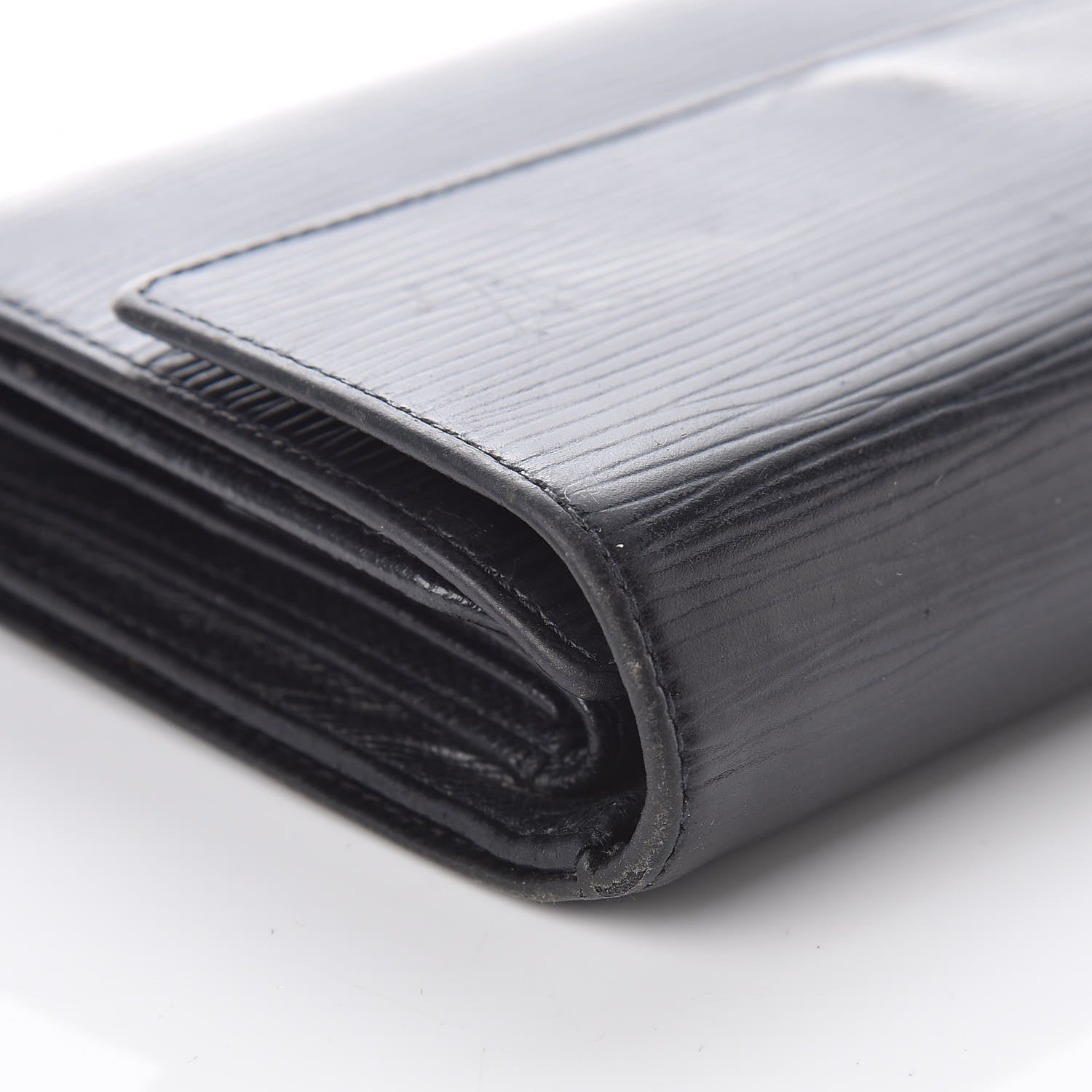 Louis Vuitton Epi Porte Tresor Etui Papiers Wallet Black 15 of 16