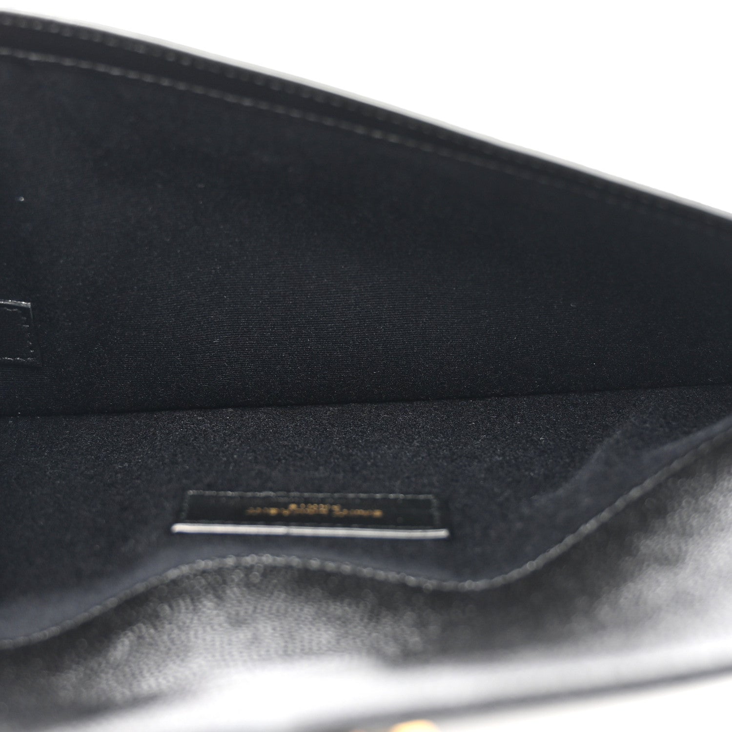 Saint Laurent Grain De Poudre Uptown Pouch Black 5 of 7