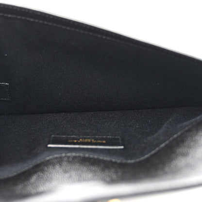 Saint Laurent Grain De Poudre Uptown Pouch Black 5 of 7