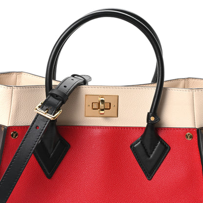 Louis Vuitton Calfskin Monogram On My Side Pirate Red 7 of 10