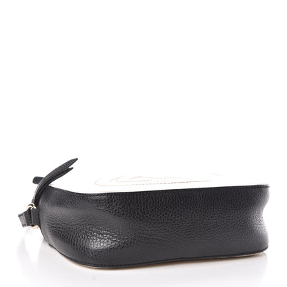 Gucci Dollar Calfskin Bi-Color Small Soho Disco Bag Mystic White Black 4 of 10