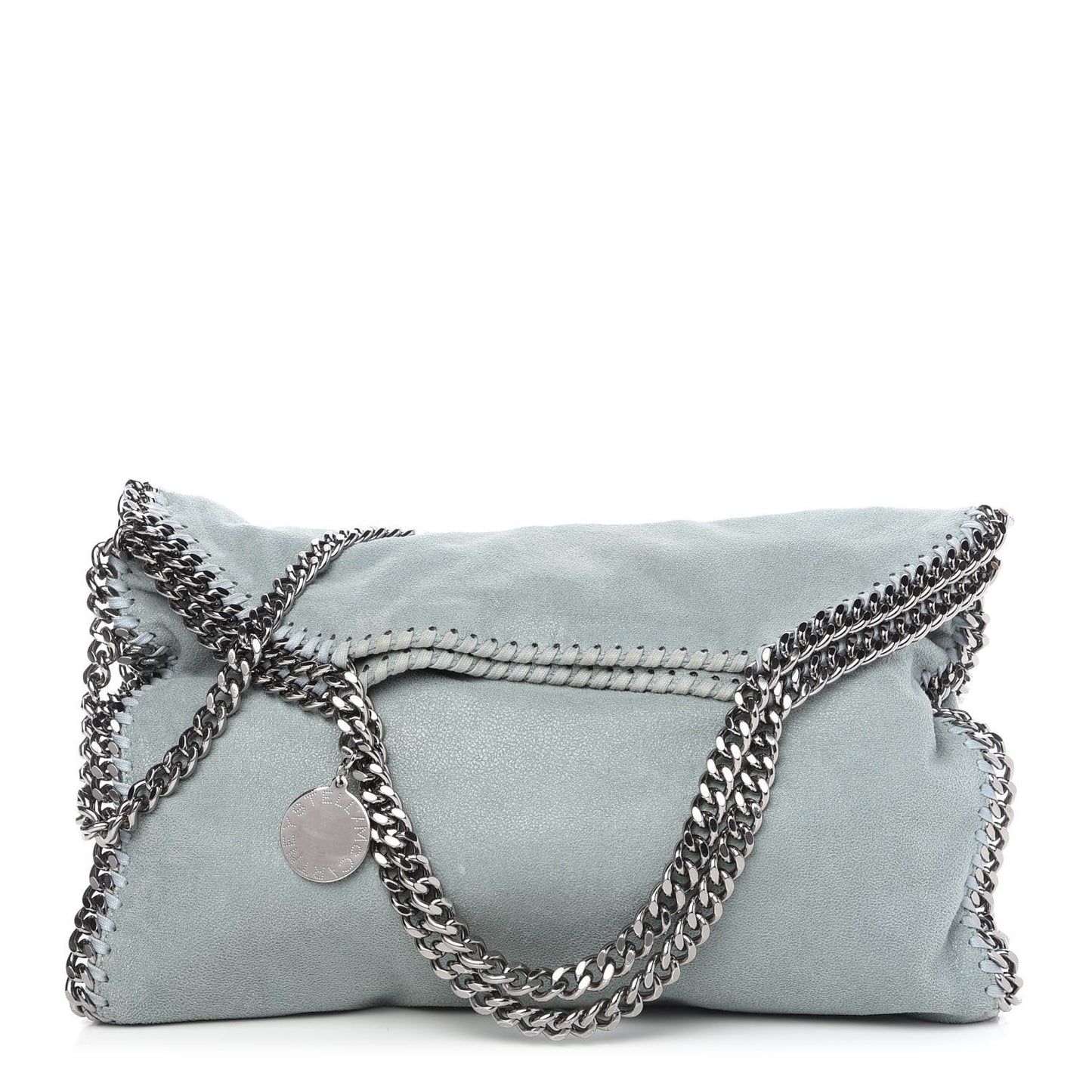 Shaggy Deer Falabella Fold Over Tote Mist