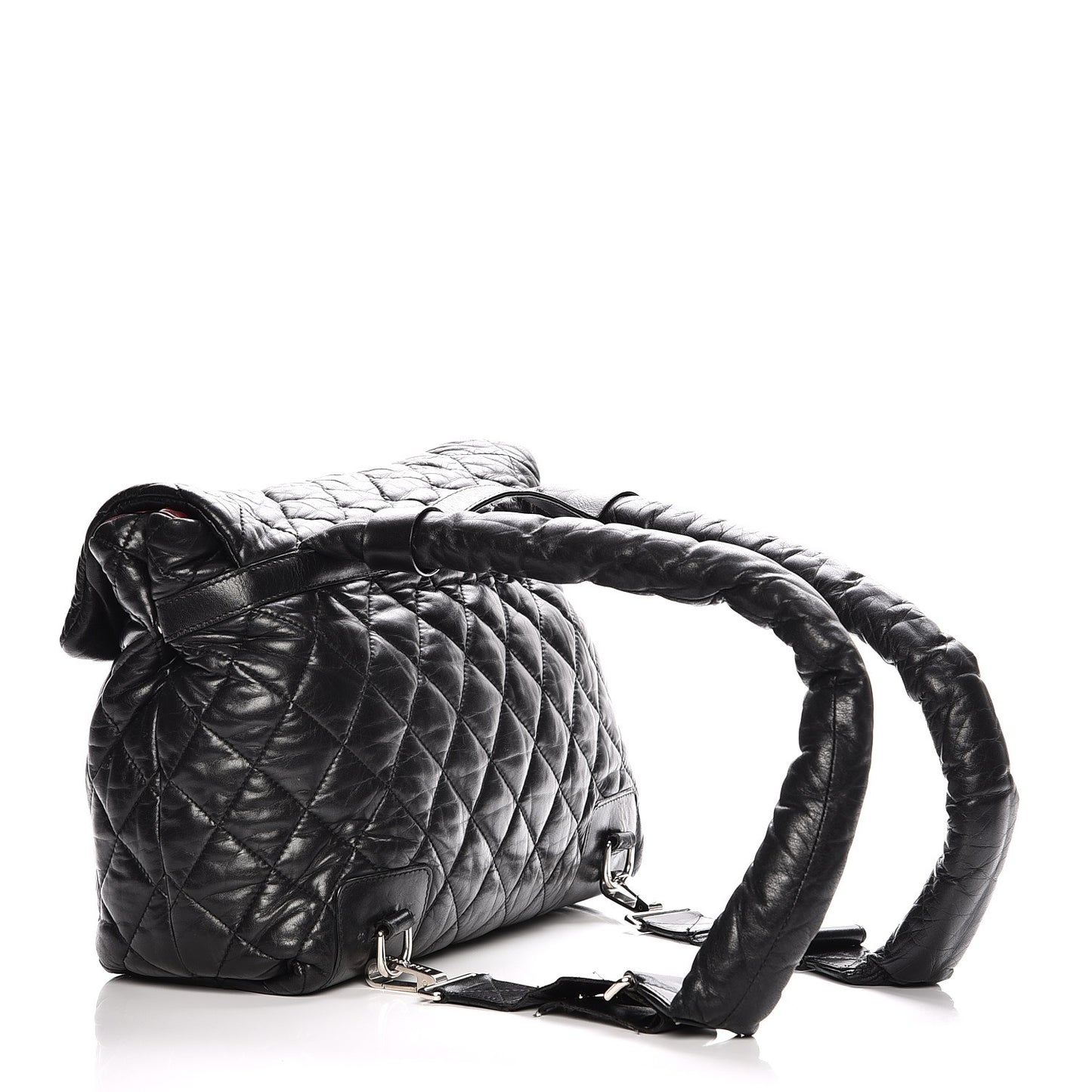 Lambskin Coco Cocoon Backpack Black