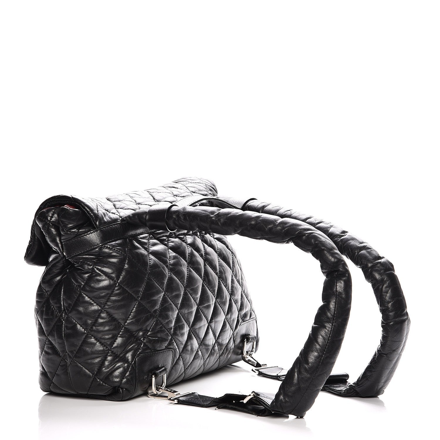 Chanel Lambskin Coco Cocoon Backpack Black 3 of 10