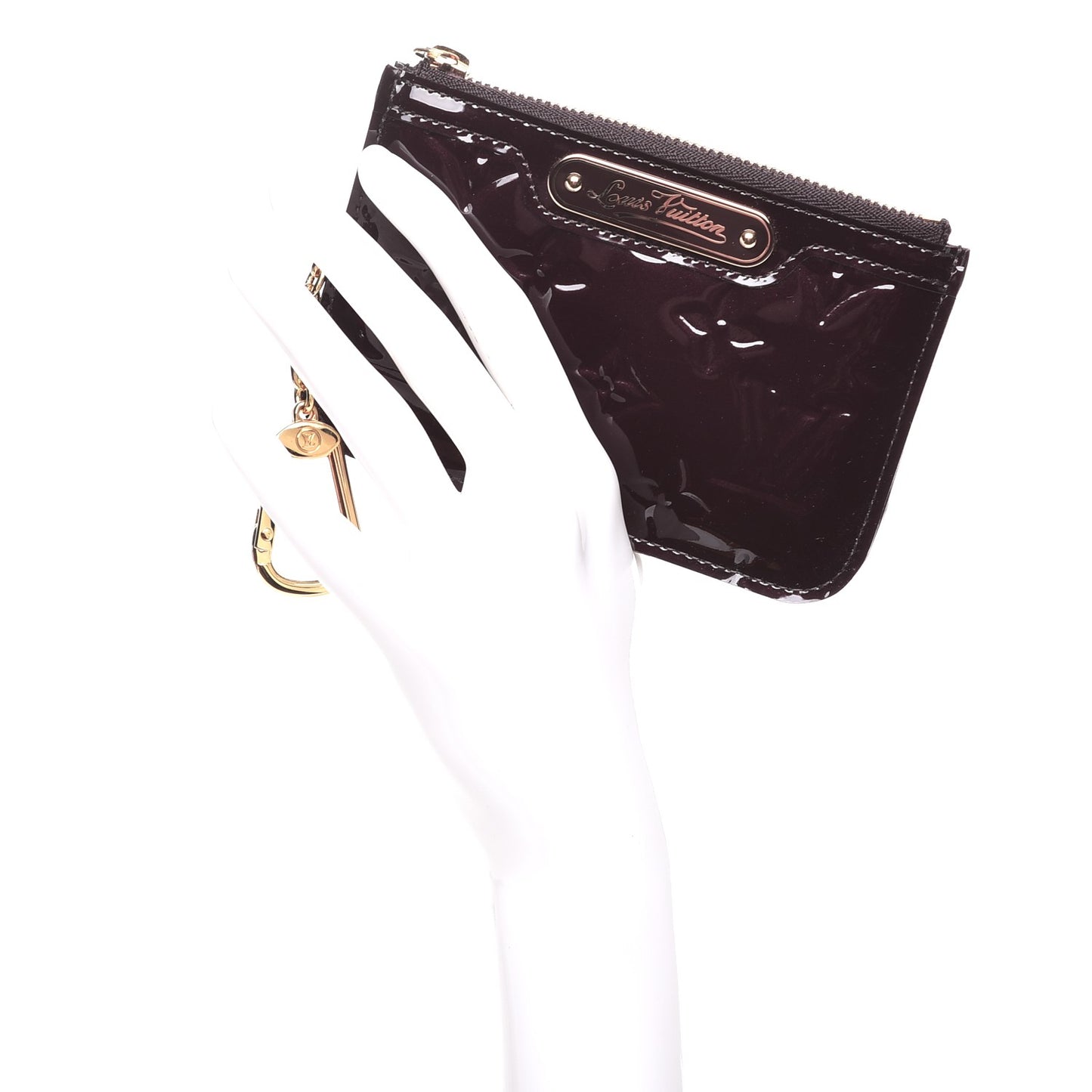 Vernis Key Pouch Amarante