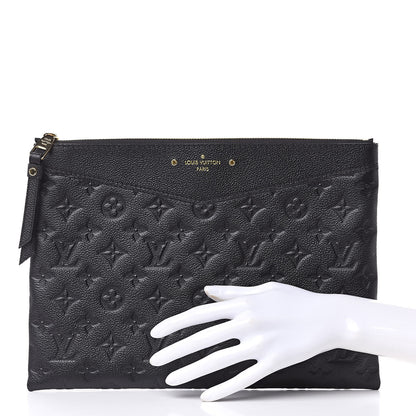 Louis Vuitton Empreinte Daily Pouch Black 2 of 8