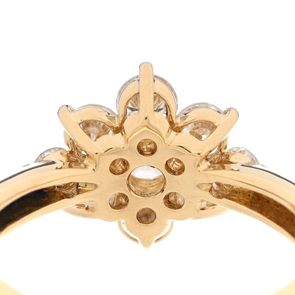 Parker & West by FASHIONPHILE 18K Yellow Gold Diamond 1.00ctw Flower Ring 51 5.75 8 of 10