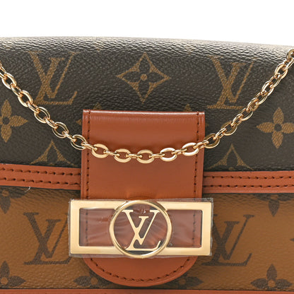 Louis Vuitton Reverse Monogram Dauphine Chain Wallet 7 of 9