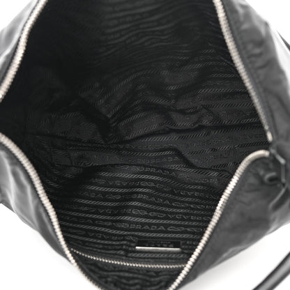 Prada Tessuto Nylon Saffiano Sacca Shoulder Bag Black 5 of 11