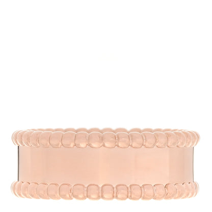 Van Cleef & Arpels 18K Rose Gold Perlee Signature Ring 57 8 3 of 5