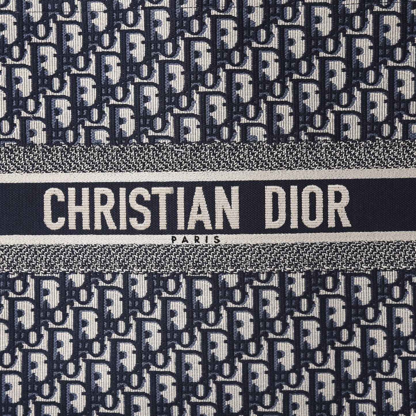 Oblique Book Tote Blue Multicolor