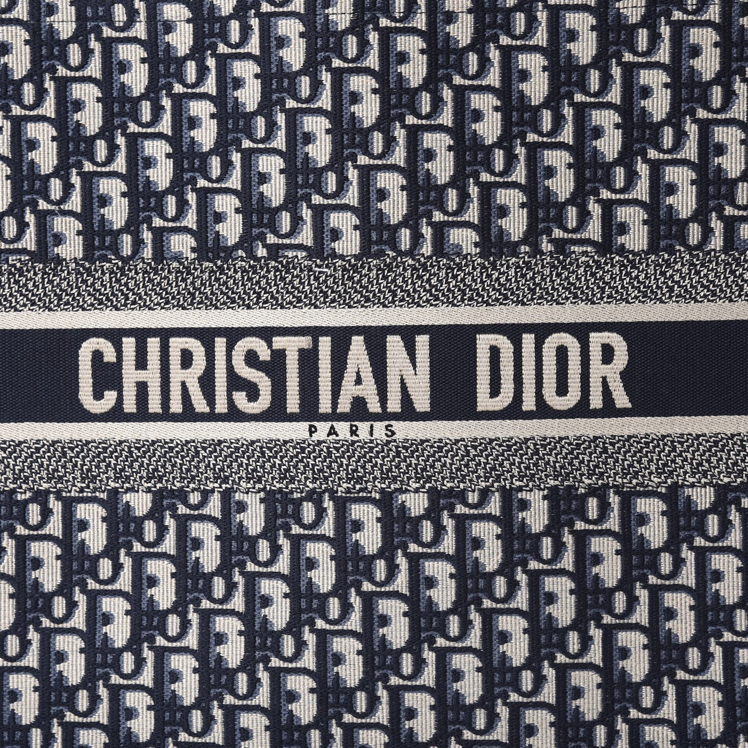 Christian Dior Oblique Book Tote Blue Multicolor 9 of 10