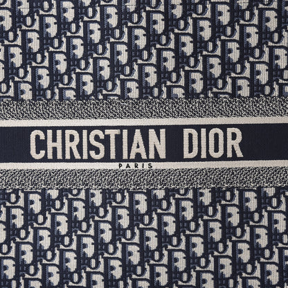Christian Dior Oblique Book Tote Blue Multicolor 9 of 10