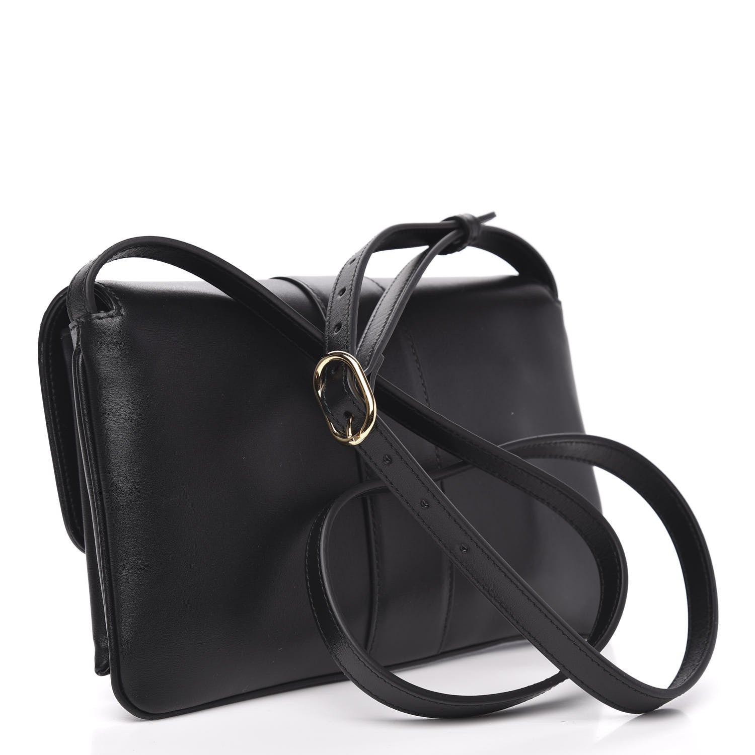 Gucci Vitello Palmellato Lux Small Arli Flap Shoulder Bag Black 3 of 10