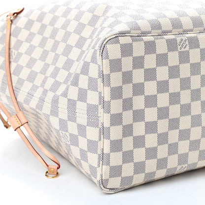 Louis Vuitton Damier Azur Neo Neverfull GM Rose Ballerine 6 of 9